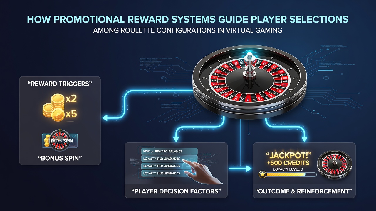 Analytics dashboard displaying roulette variant selection trends linked to active promotional campaigns